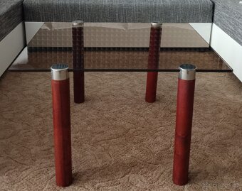 konferenční stolek 90.léta 70x60x43 cm - 2