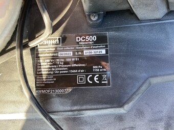 Odsavač pilin a hoblin Scheppach dc 500 - "nový" s krabicí - 2