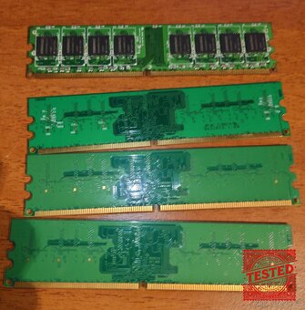 retro Otestovane. 4x 1 GB DDR2 - 2