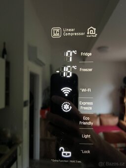 Lednice LG s WI-FI a velkým Mrázkem. - 2