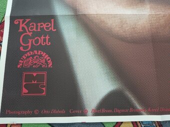 Obrovský plakát A0 Karel Gott 1972 - 2