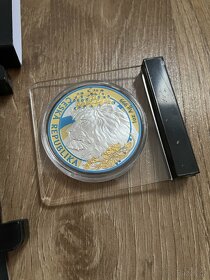 Czech Lion for Ukraine 1oz silver 2021 - 2