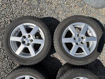Alu kola R16 na BMW 5 5x120 zimní pneu 225/55/16 - 2
