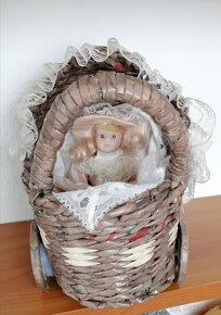 Porcelánové panenky + příslušenství - 2