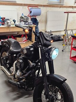 harley davidson softail slim 103.black line.rv 2017. - 2