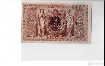 Německé marky Reichbanknote 1910 - 2