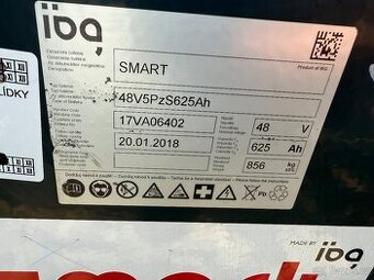 Prodám trakční baterii 48V 625Ah po desulfataci r.v. 2018 - 2