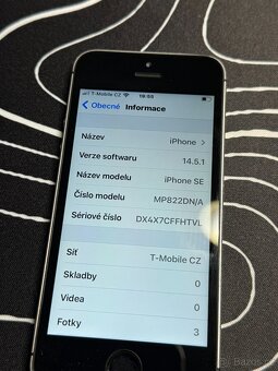 iPhone SE (1. gen.), 32 GB, černá - 2