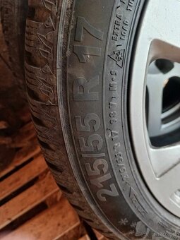 alu VW Passat B8,zimní 215/55/17 - 2