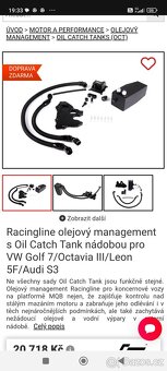 oil catch tank racingline - 2