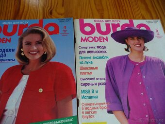 4 časopisy Burda - 2