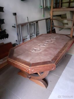 Křeslo z holandské sedací soupravy s konferenčním stolkem - 2