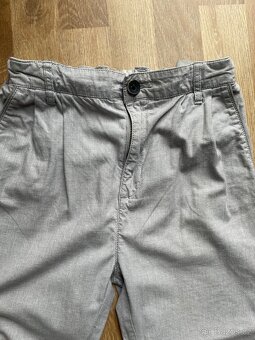 Kalhoty ZARA lněné velikost 140 - 2