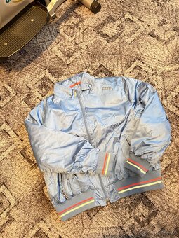 Modrá jezdecká outdoorová bunda - 2