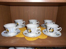 Čajová i kávová porcelán. souprava - 6ks - 2