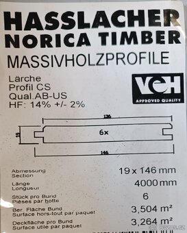 Dřevěné palubky Modřín - 2