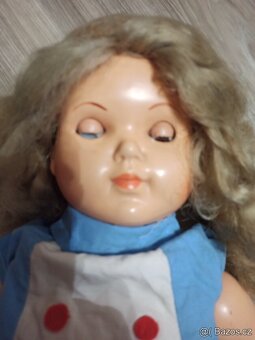Retro panenka mrkajicí 62cm - 2