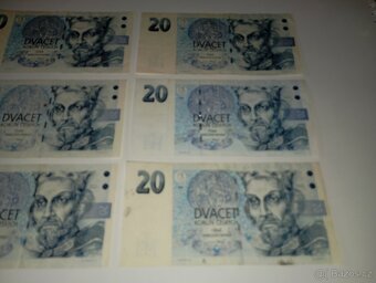 BANKOVKY 20 KČ, 1994, OBĚ VYDANÉ SÉRIE, PĚKNÉ STAVY - 2