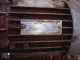 elektromotor MEZ mohelnice 380w 910 ot min - 2