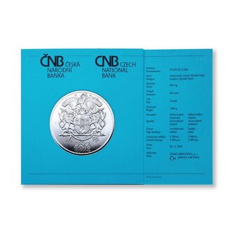 Založení velké Prahy BK 1kg stříbrná mince - 2