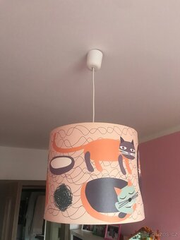 Dětský lustr motiv kočky - 2