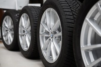 ORIGINÁLNÍ ALU KOLA BMW ŘADA 3 7,5Jx17 ET 30 + ZIMNÍ PNEU - 2