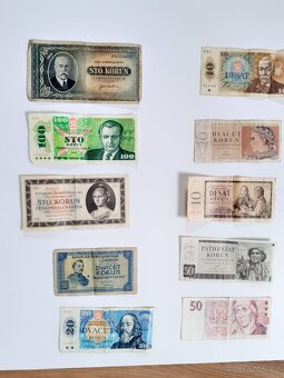 Prodám československé bankovky - 2