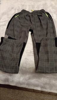 Dívčí, dětské kalhoty, černé a šedé na vše,158 - 2