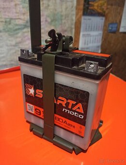 Držák baterie zrcátko páka ruční brzdy plachta na sajdu - 2