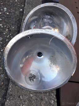 Nerezová umyvadla 40cm prumer - 2