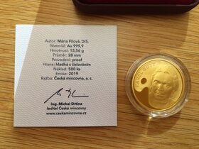 Zlatá mincee Karel Gott malíř - 2