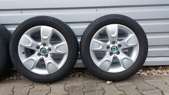 Alu kola 5x100 r15 originál Škoda Fabia II, Roomster - 2