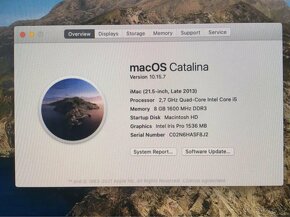 iMac (21.5-inch, Late 2013) - 2