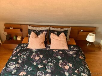 Manželská komplet IKEA postel + noční stolky - 2
