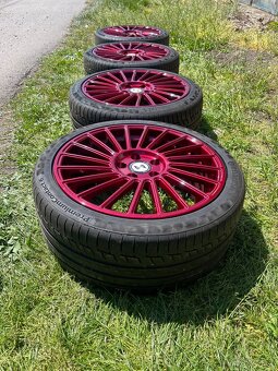 Prodám alu Eta Beta Venti R 5x112 r18 letní pneu 225/40/18 - 2