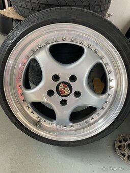 Alu dvoudilne 8x17" 5x112 podlozky 5x100 - 2