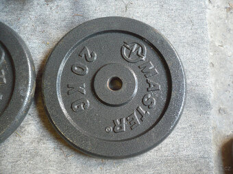 kotouče na činky 2x20kg za 1190kč - 2