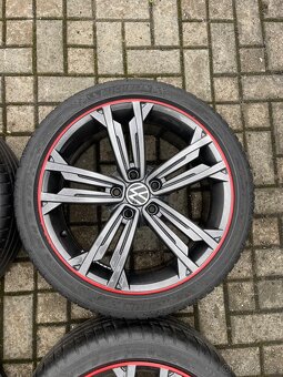 ORIGINÁL Alu Volkswagen SEVILLA R18, 5x112 - TOP STAV, LETNÍ - 2