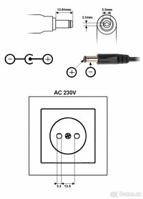 Nabíječka 5V/2A/5.5 ABCV - 2