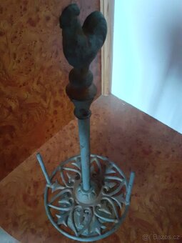 Retro stojan na papírové ubrousky,věšáky - 2