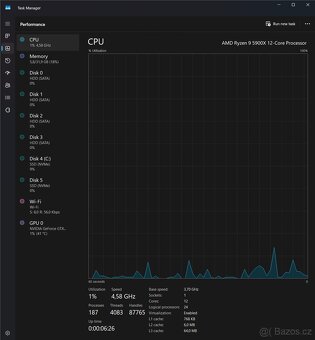 PC sestava AMD Ryzen 9 5900x 12-core, nvidia 1080 ti, 32 gb - 2