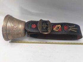 Stary, mosazny, kravsky, alpsky zvon Švýcarsko - 2