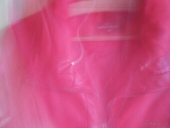 Červená koženková bunda - 2