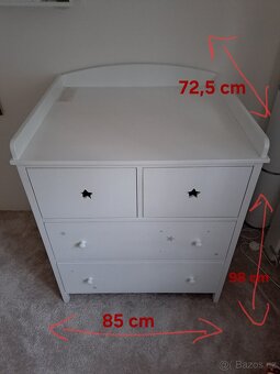 Komoda s prebalovacim pultem - 2