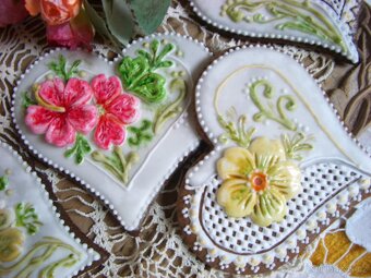 Perníková valentýnská srdíčka - 2