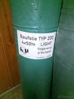 Stavební fólie 4x50m - 2