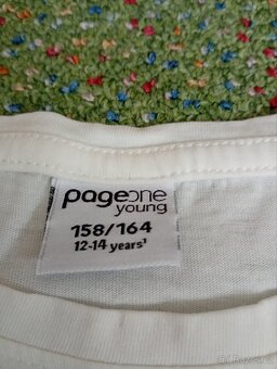 Dívčí bílé tričko - 2