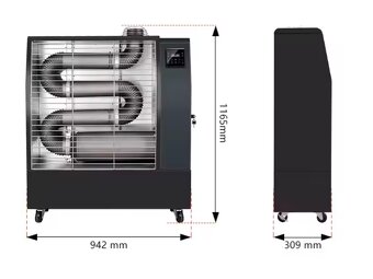 Naftový infrazářič WiFi - 2