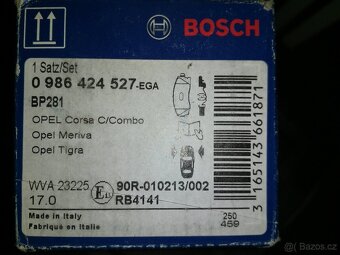 Brzdové kotouče, brzdové destičky - 2