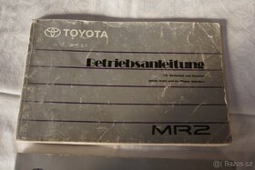 Toyota MR2 servisní manuál - 2